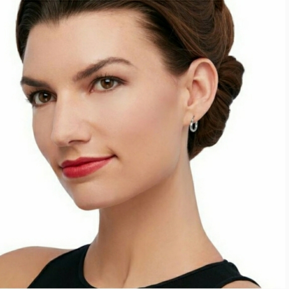 NWOT Tiny Gold 10mm Mini Hoop Earrings - Picture 6 of 7